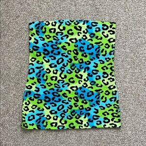 Vibrant Leopard Print Tube Top